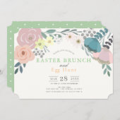 Frühlingserlebnis Ostern Brunch & Eierjagd Einladung (Vorne/Hinten)