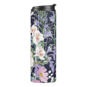 Frühlingserlebnisse: Dunkelblau Vintag. Thermosbecher (Nach links gedreht)