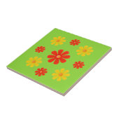 Frühlingserne rote und gelbe Blumen für die Küche Fliese (Seite)