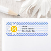 Frühlingserscheinung; blaues Zickzack Muster (Insitu)