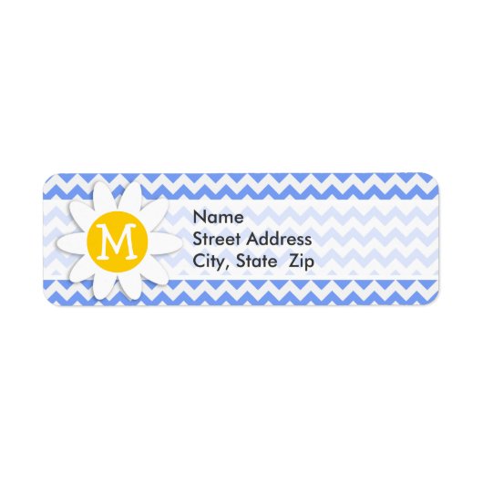 Frühlingserscheinung; blaues Zickzack Muster (Vorne)