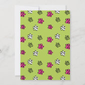 Frühlingserscheinung Einladung (Rückseite)