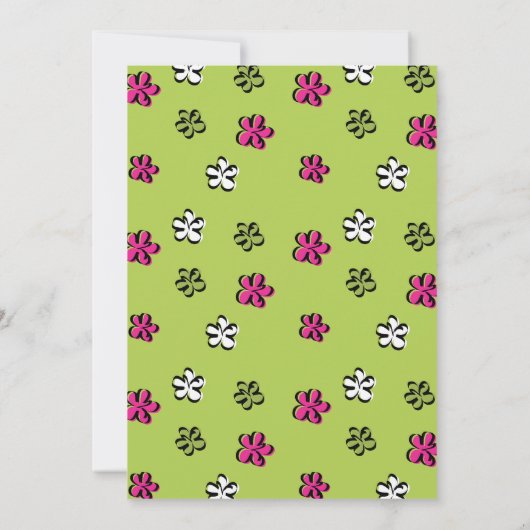 Frühlingserscheinung Einladung (Rückseite)