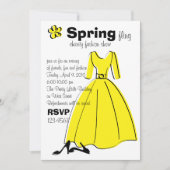 Frühlingserscheinung Einladung (Vorderseite)