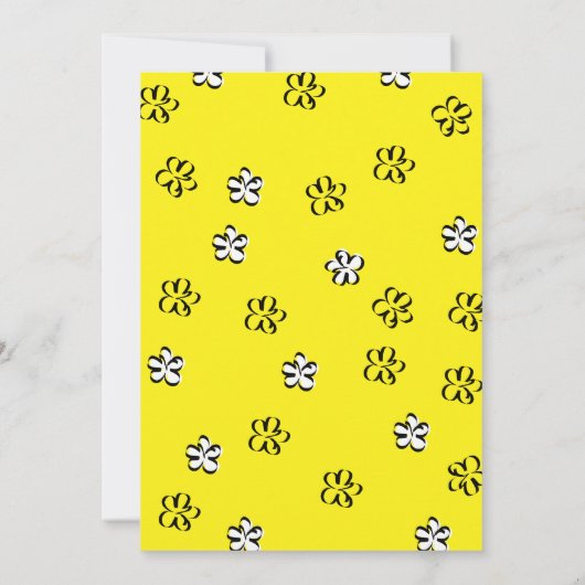 Frühlingserscheinung Einladung (Rückseite)