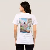 Frühlingserster Atemzug: Die Sakura-Brücke Tri-Blend Shirt (Rückseite voll)