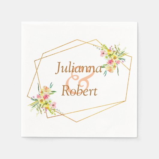 Frühlingserviere Serviette (Vorderseite)