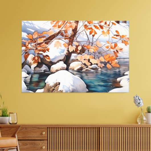 Frühlingserwachen Leinwanddruck (Insitu (Wohnzimmer))