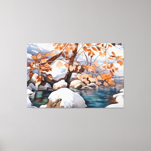 Frühlingserwachen Leinwanddruck (Vorderseite)