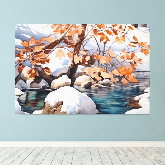 Frühlingserwachen Leinwanddruck (Insitu (Holzboden))