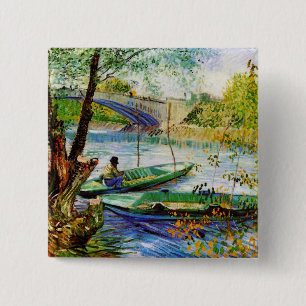 Frühlingserwachen Vincent van Gogh Button