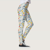 Frühlingserwachen: Whimsikales Muster Leggings (Rechts)