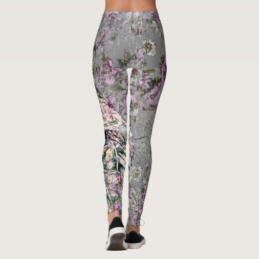 Frühlingseule Leggings (Rückseite)
