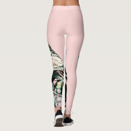 Frühlingseule Leggings (Rückseite)