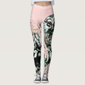 Frühlingseule Leggings (Vorderseite)