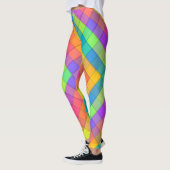 Frühlingsfarbblöcke der Farbe XS - XL-Leggings Leggings (Links)