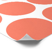 Frühlingsfarbe Pink Poster (Ecke)