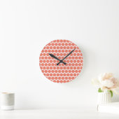 Frühlingsfarbe Pink Runde Wanduhr (Zuhause)