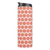 Frühlingsfarbe Pink Thermosbecher (Nach rechts gedreht)