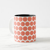 Frühlingsfarbe Pink Zweifarbige Tasse (Vorderseite Links)