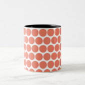 Frühlingsfarbe Pink Zweifarbige Tasse (Mittel)