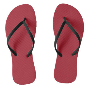 Frühlingsfarbe rot badesandalen