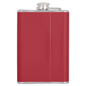 Frühlingsfarbe rot flachmann (Rückseite)