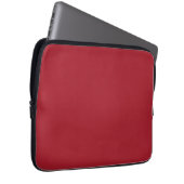 Frühlingsfarbe rot laptopschutzhülle (Vorne Rechts)