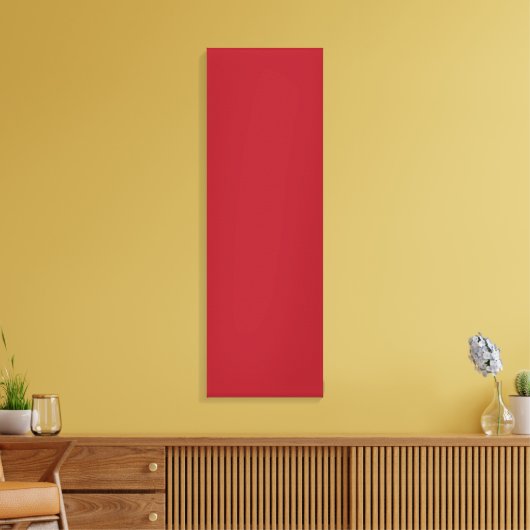 Frühlingsfarbe rot leinwanddruck (Insitu (Wohnzimmer))