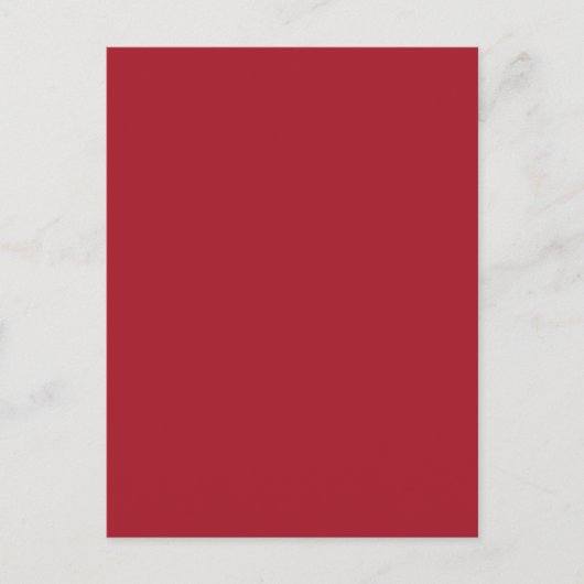 Frühlingsfarbe rot postkarte (Vorderseite)