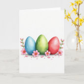 Frühlingsfarben blühen Kunstkarte Karte (Gelbe Blume)