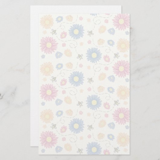 Frühlingsfarben Briefpapier (Vorne/Hinten)