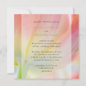 Frühlingsfarben ・ Einladung zur Hochzeit (Rückseite)