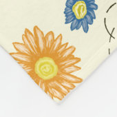 Frühlingsfarben Fleecedecke (Ecke)