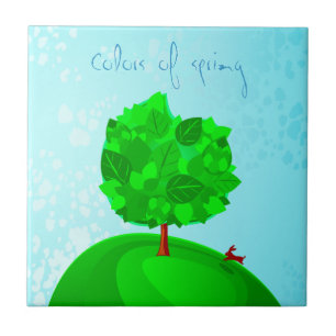 Frühlingsfarben, Fliesen