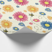 Frühlingsfarben Geschenkpapier (Ecke)