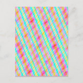 Frühlingsfarben Multi Thread Digital Art Postkarte (Vorderseite)