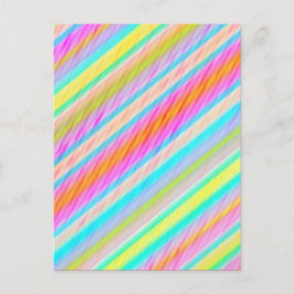 Frühlingsfarben Multi-Thread Digitale Kunst Postka Postkarte
