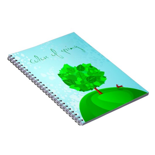 Frühlingsfarben, Notebook Notizblock (Rechte Seite)