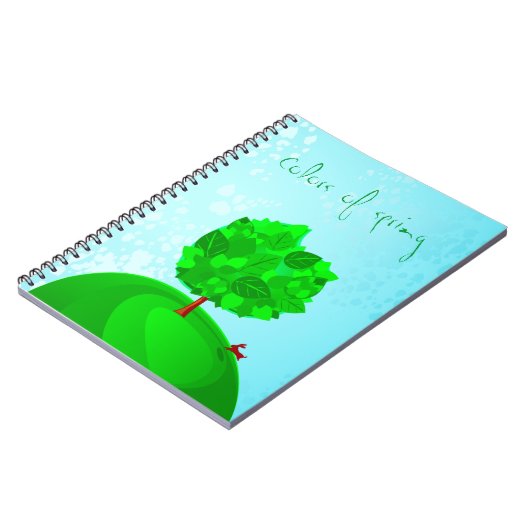 Frühlingsfarben, Notebook Notizblock (Linke Seite)