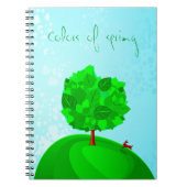 Frühlingsfarben, Notebook Notizblock (Vorderseite)