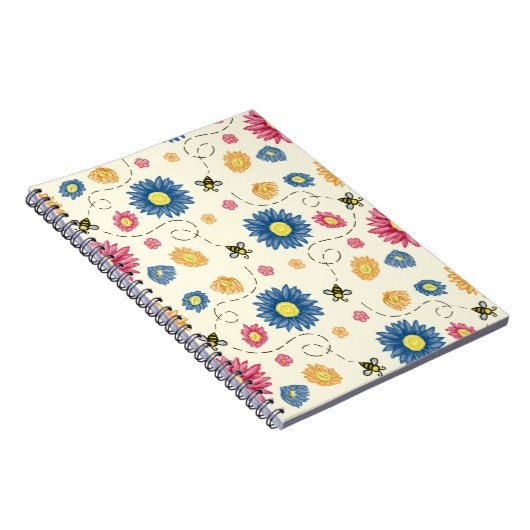 Frühlingsfarben Notizblock (Rechte Seite)