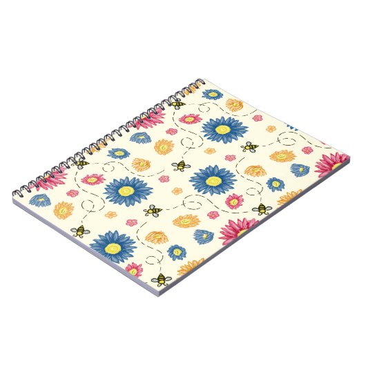 Frühlingsfarben Notizblock (Linke Seite)