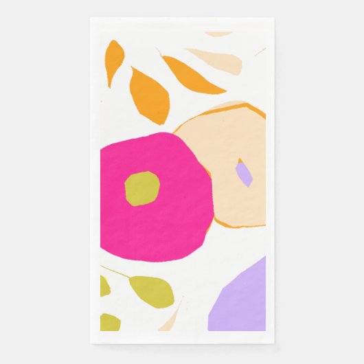 Frühlingsfarben Papier Napkin Serviette (Vorderseite)