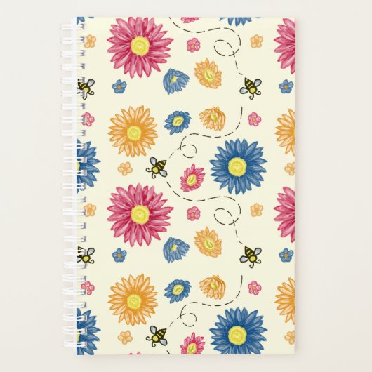 Frühlingsfarben Planer (Vorderseite)