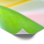 Frühlingsfarben Poster (Ecke)
