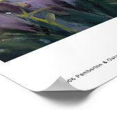 Frühlingsfarben Poster (Ecke)