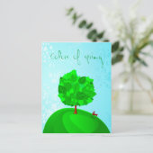 Frühlingsfarben, Postkarte (Stehend Vorderseite)