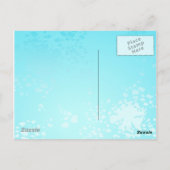 Frühlingsfarben, Postkarte (Rückseite)