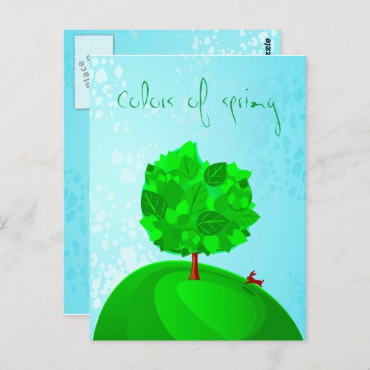 Frühlingsfarben, Postkarten (Vorne/Hinten)